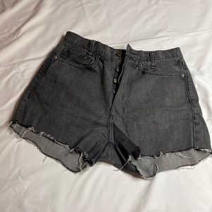 Light Black Levi Shorts